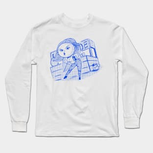 Badfruit, Sour Lemon-  Blue Version Long Sleeve T-Shirt